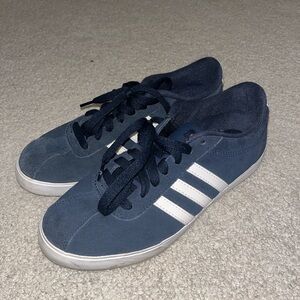 navy adidas neos!